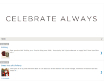 Tablet Screenshot of celebrate-always.com